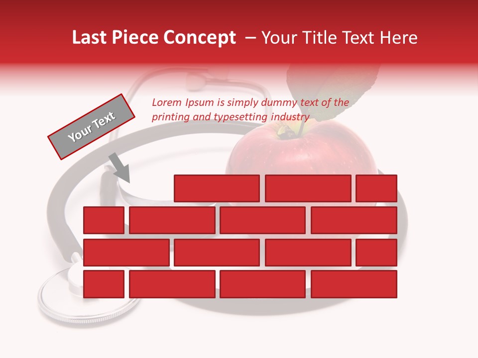 Isolated Cardiology Hear PowerPoint Template