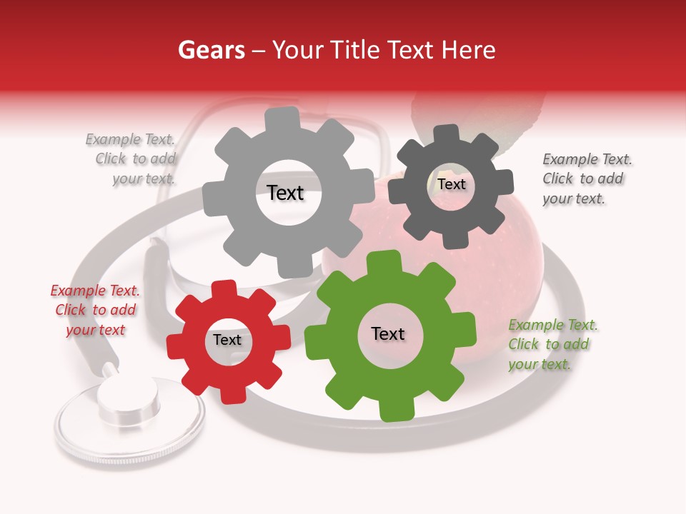 Isolated Cardiology Hear PowerPoint Template