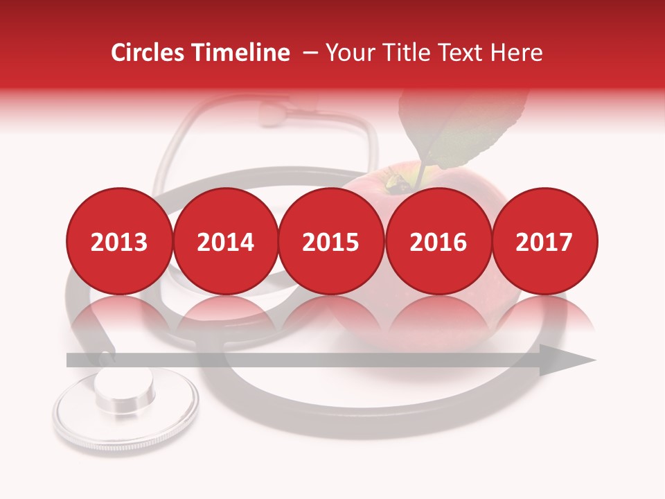 Isolated Cardiology Hear PowerPoint Template