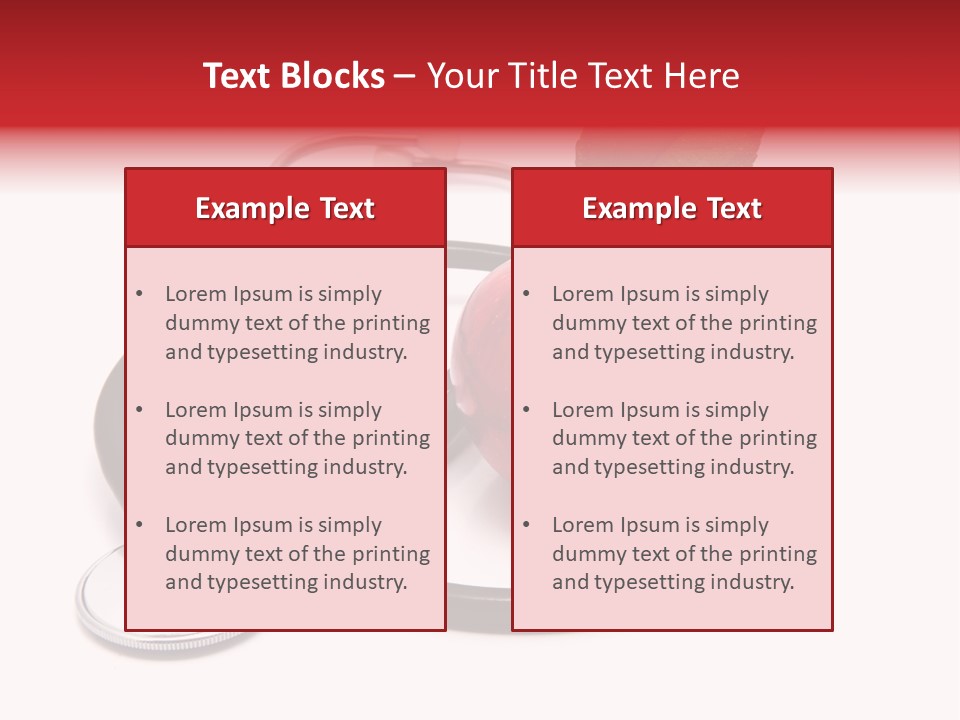 Isolated Cardiology Hear PowerPoint Template