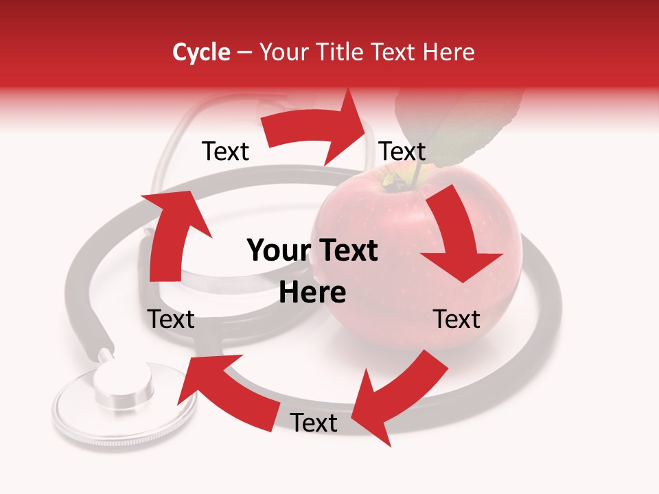 Isolated Cardiology Hear PowerPoint Template