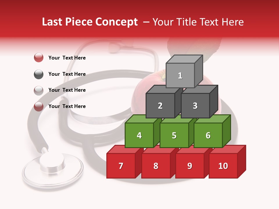 Isolated Cardiology Hear PowerPoint Template
