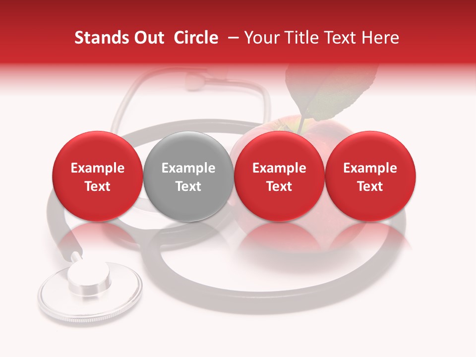 Isolated Cardiology Hear PowerPoint Template