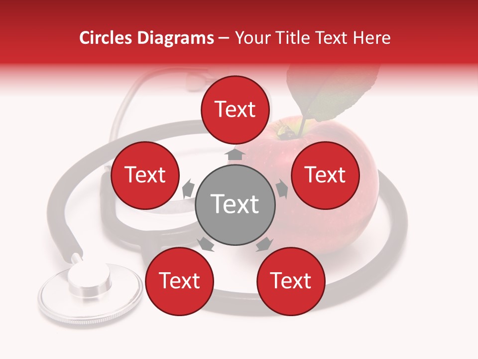 Isolated Cardiology Hear PowerPoint Template