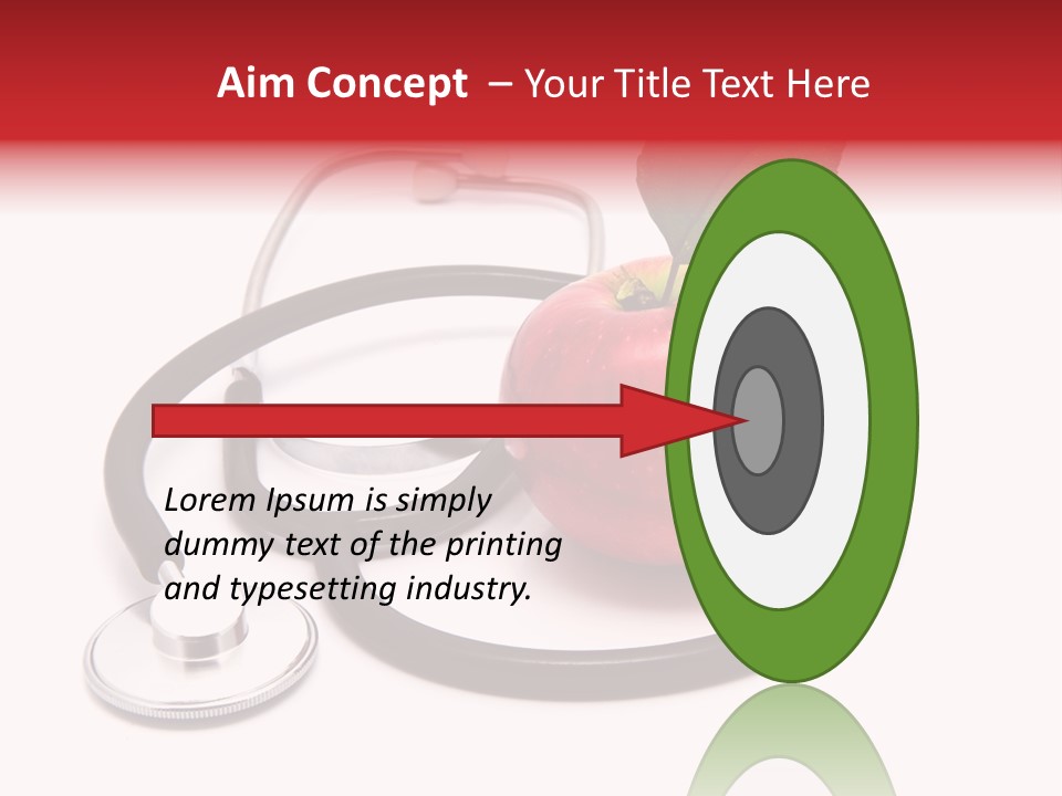 Isolated Cardiology Hear PowerPoint Template
