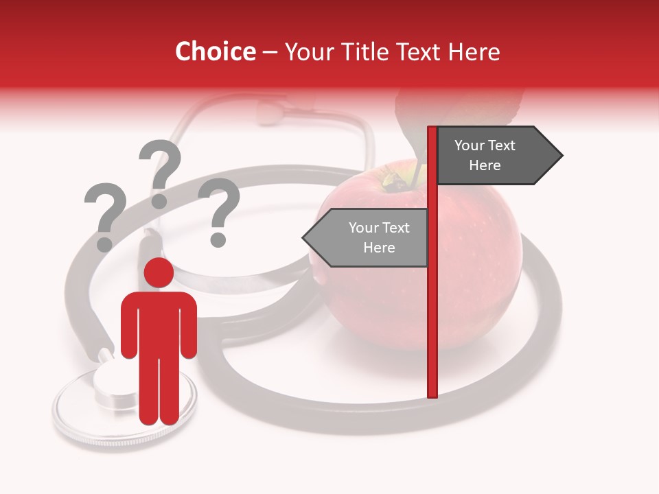 Isolated Cardiology Hear PowerPoint Template