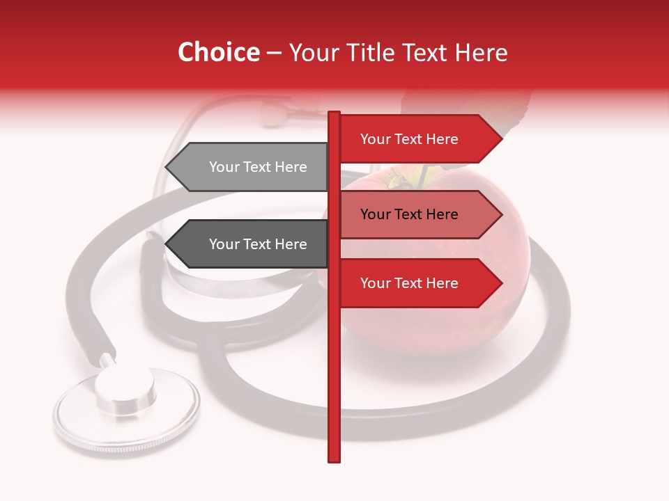 Isolated Cardiology Hear PowerPoint Template