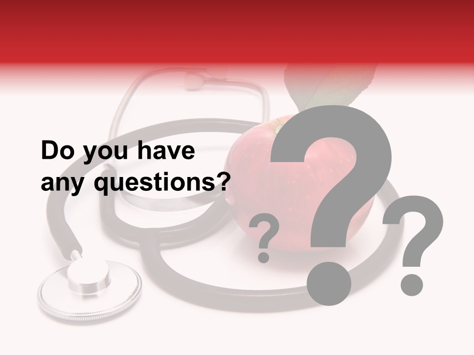 Isolated Cardiology Hear PowerPoint Template