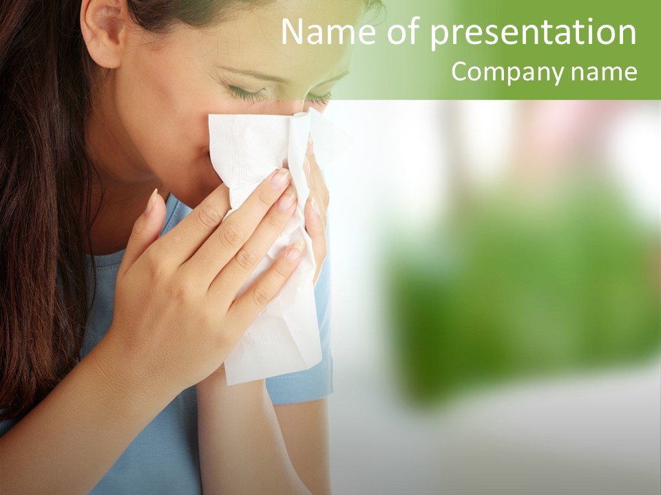 Vaccine Teenager Medical PowerPoint Template