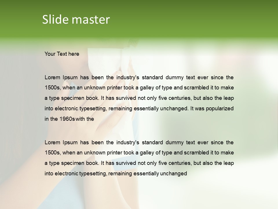 Vaccine Teenager Medical PowerPoint Template