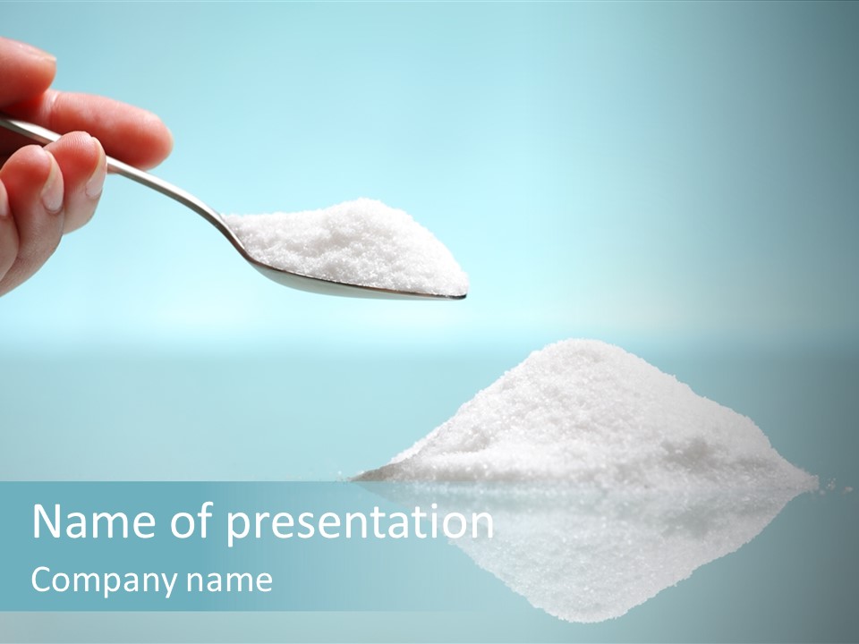 White Cooking Heap PowerPoint Template