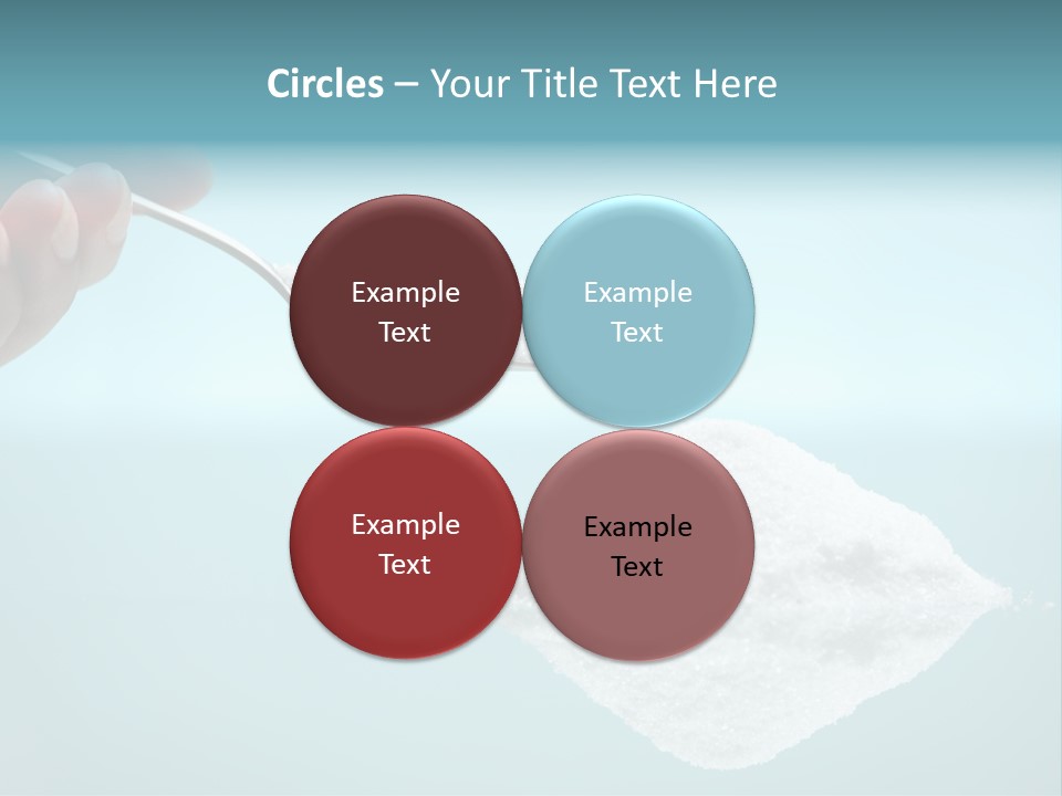 White Cooking Heap PowerPoint Template