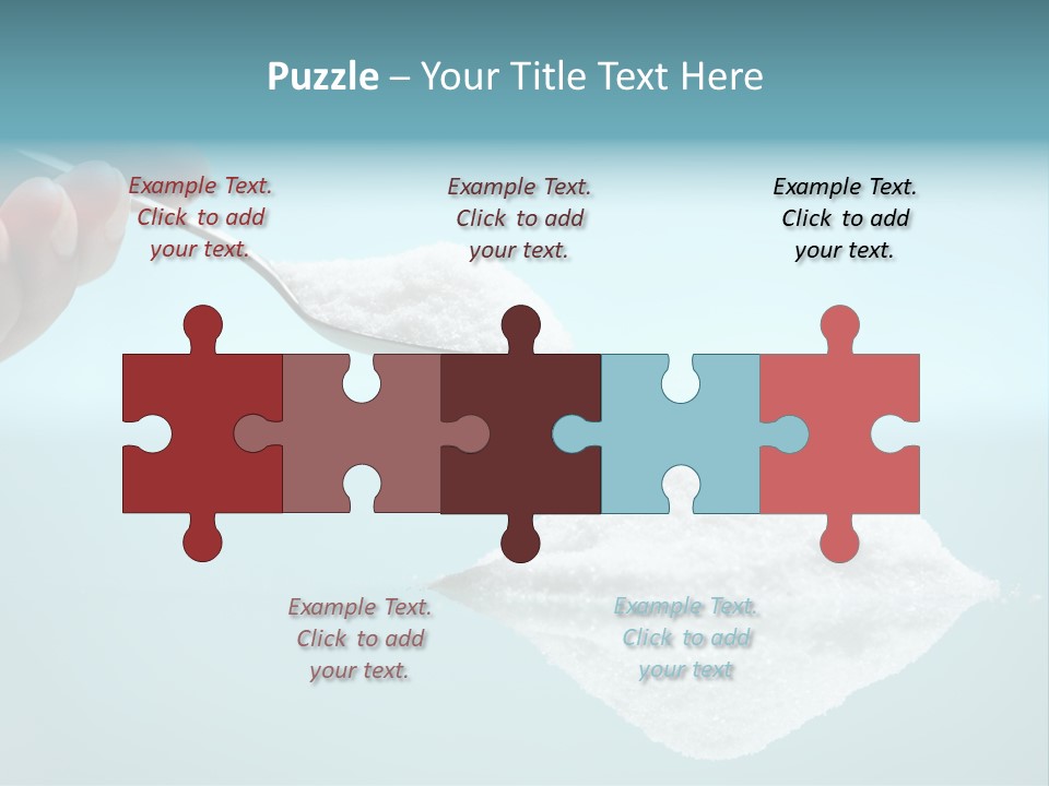 White Cooking Heap PowerPoint Template