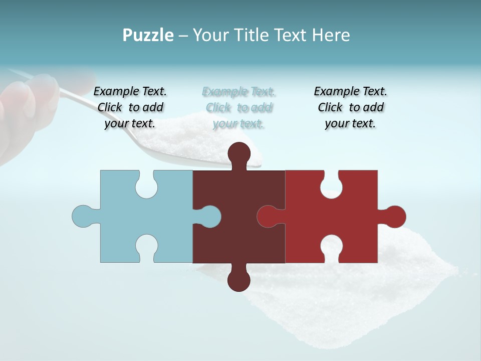 White Cooking Heap PowerPoint Template