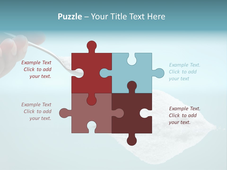 White Cooking Heap PowerPoint Template