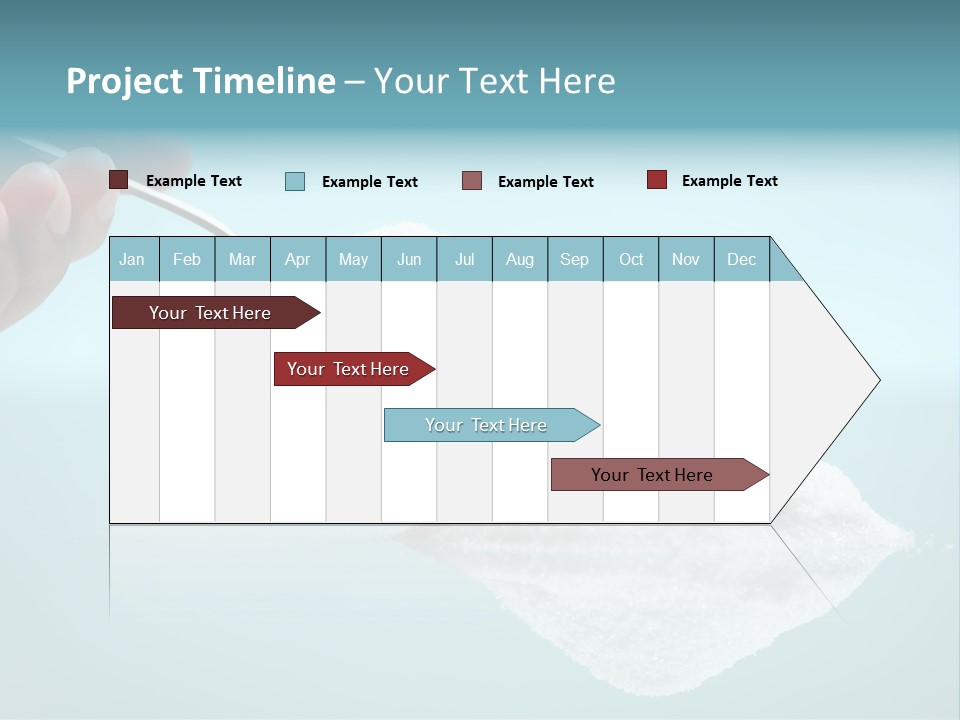 White Cooking Heap PowerPoint Template