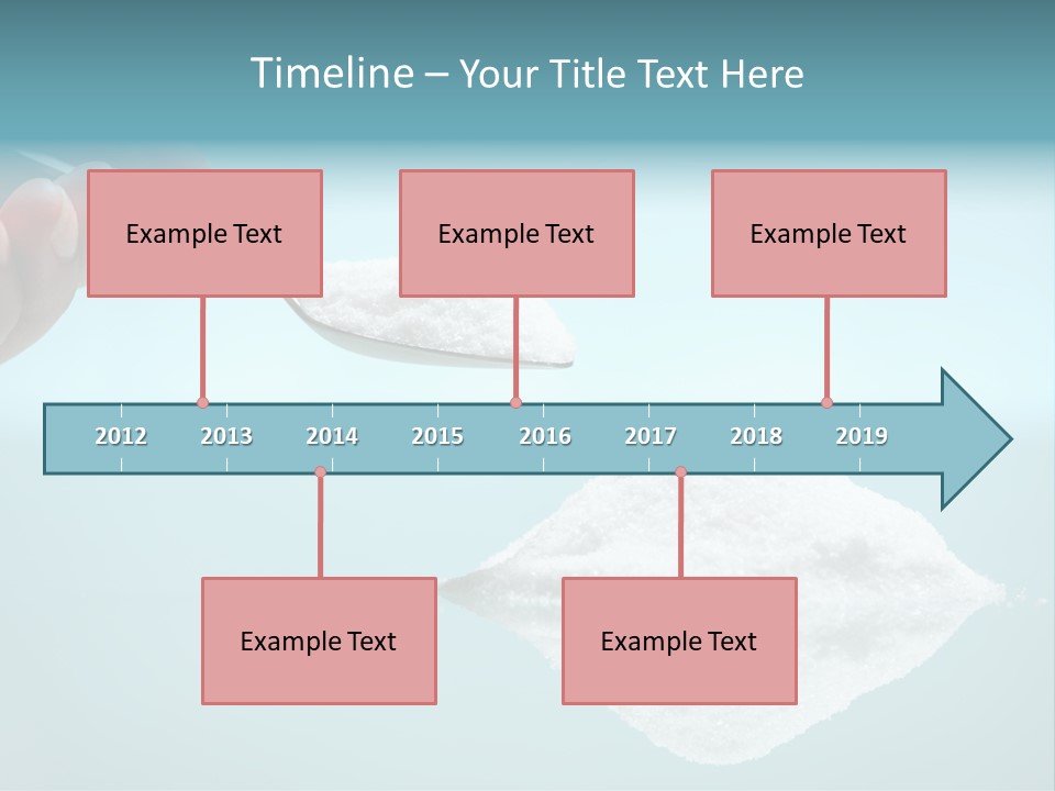 White Cooking Heap PowerPoint Template