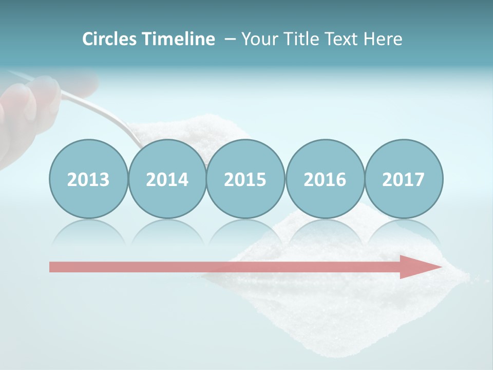 White Cooking Heap PowerPoint Template