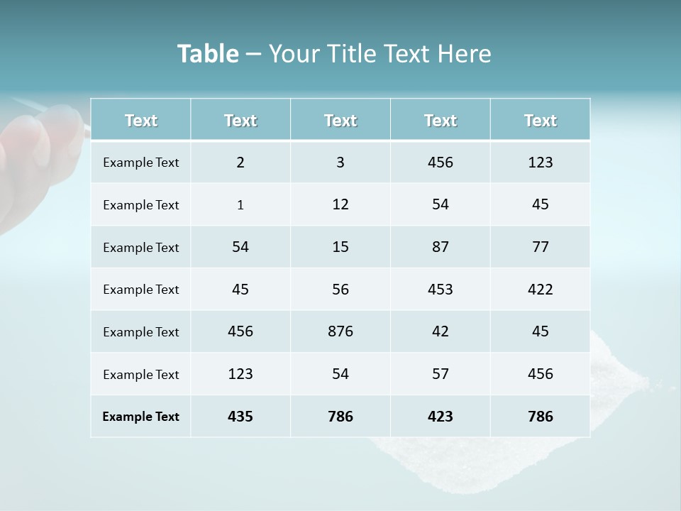 White Cooking Heap PowerPoint Template