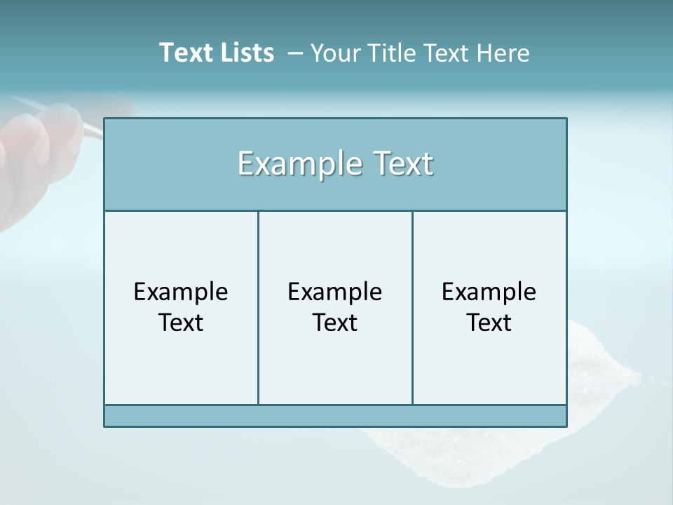 White Cooking Heap PowerPoint Template