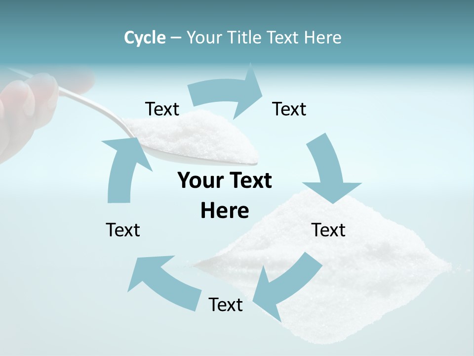 White Cooking Heap PowerPoint Template