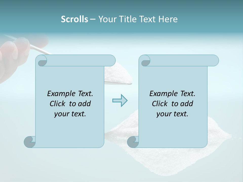 White Cooking Heap PowerPoint Template
