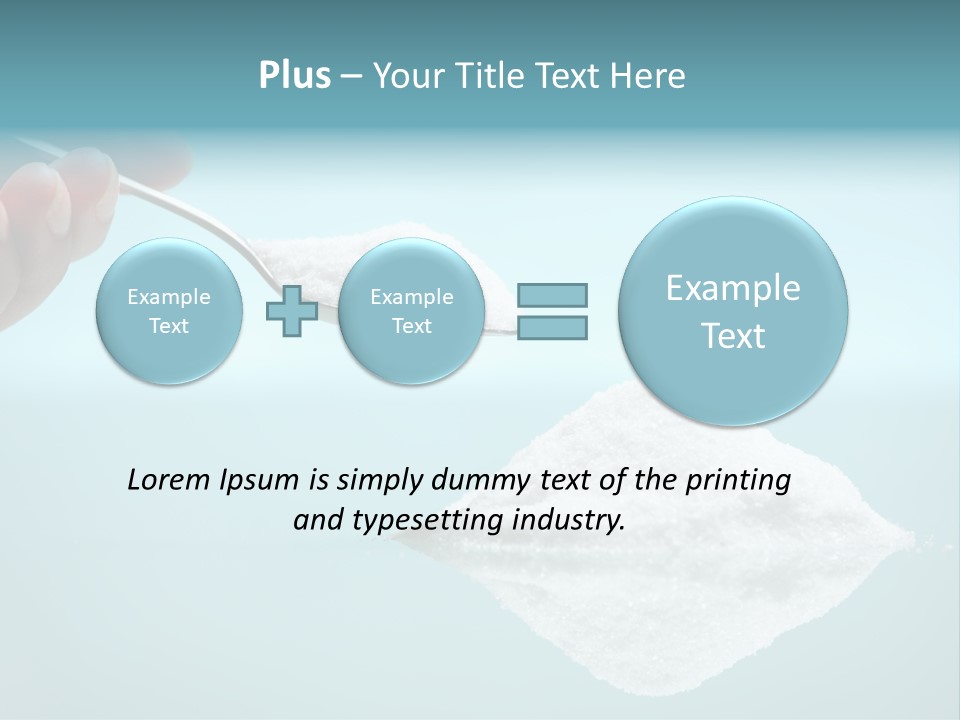 White Cooking Heap PowerPoint Template