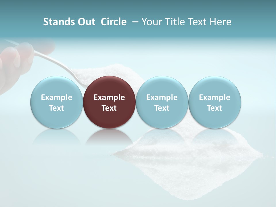 White Cooking Heap PowerPoint Template