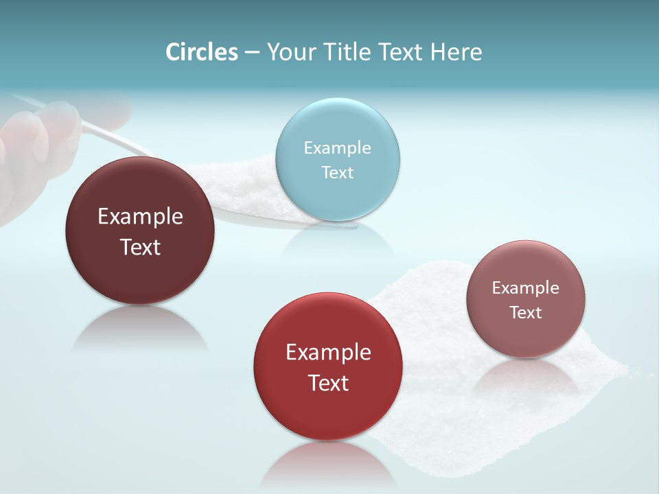 White Cooking Heap PowerPoint Template