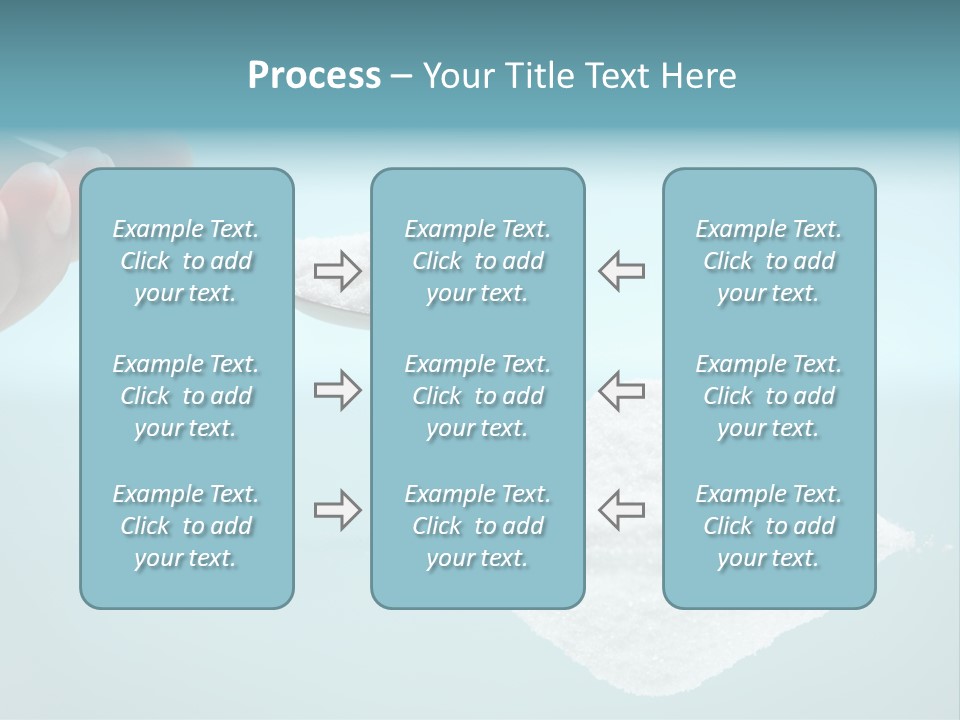 White Cooking Heap PowerPoint Template