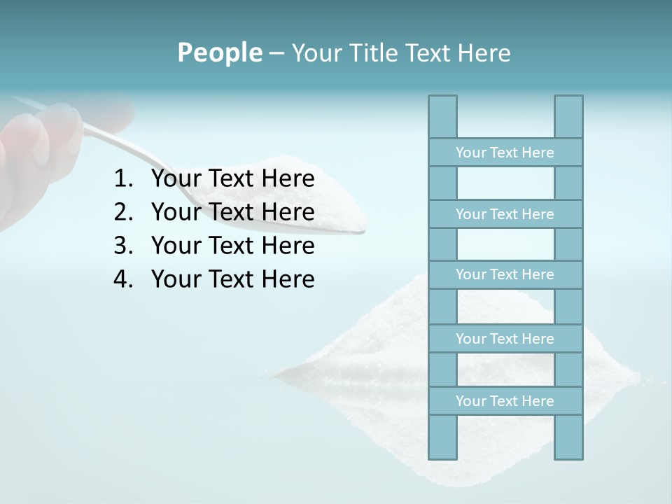 White Cooking Heap PowerPoint Template