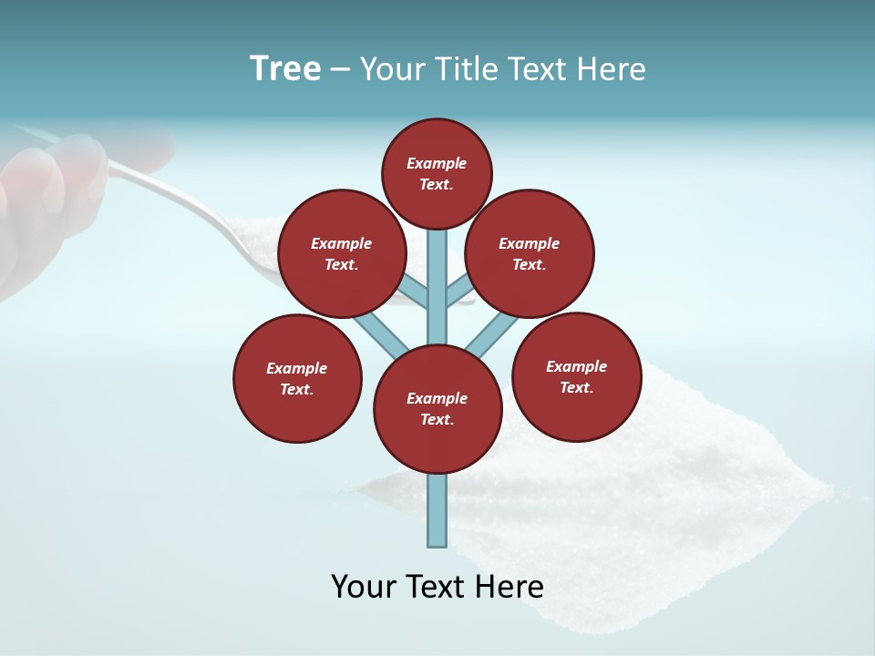 White Cooking Heap PowerPoint Template