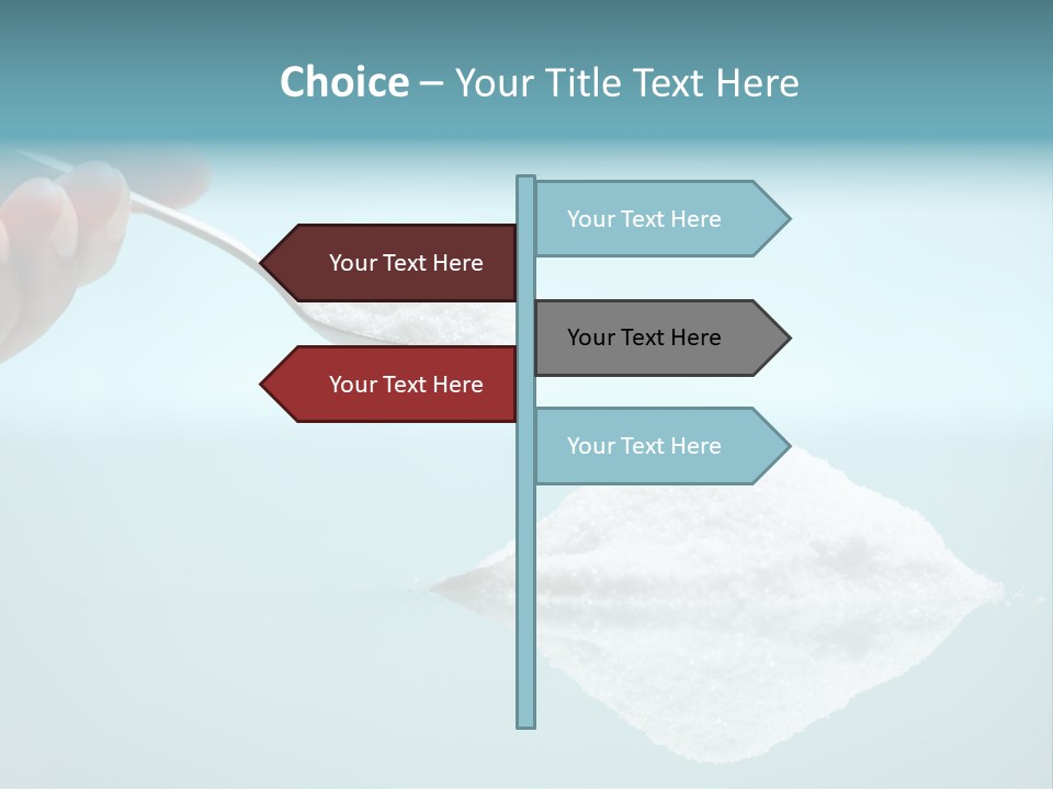 White Cooking Heap PowerPoint Template