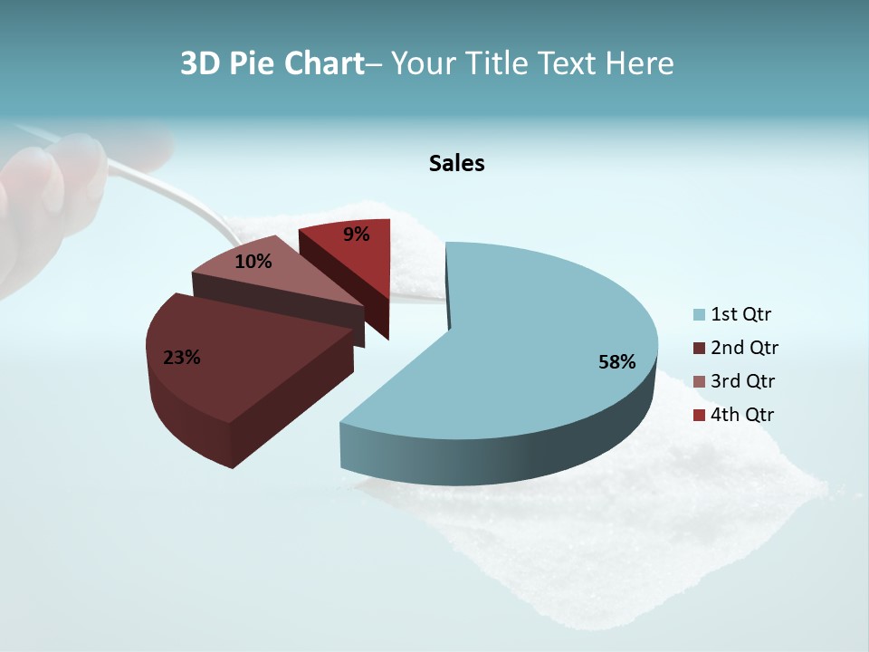 White Cooking Heap PowerPoint Template