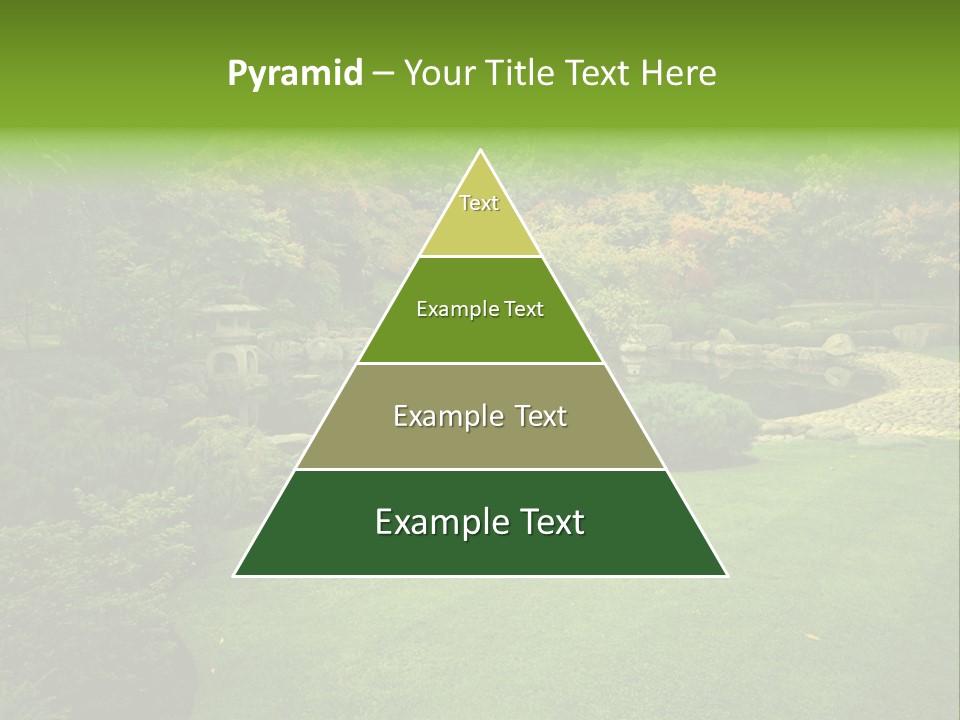Park Bridge Bush PowerPoint Template