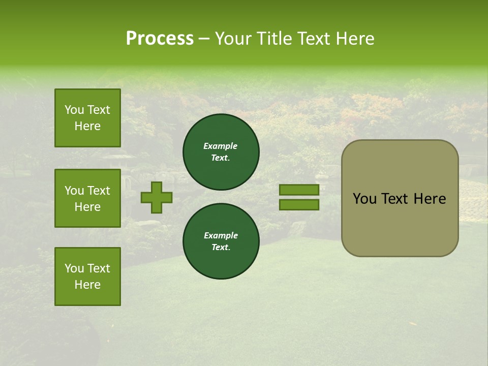 Park Bridge Bush PowerPoint Template
