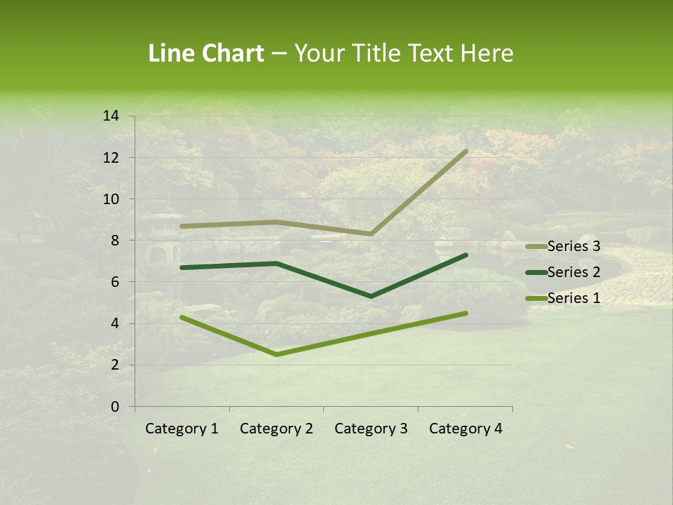 Park Bridge Bush PowerPoint Template