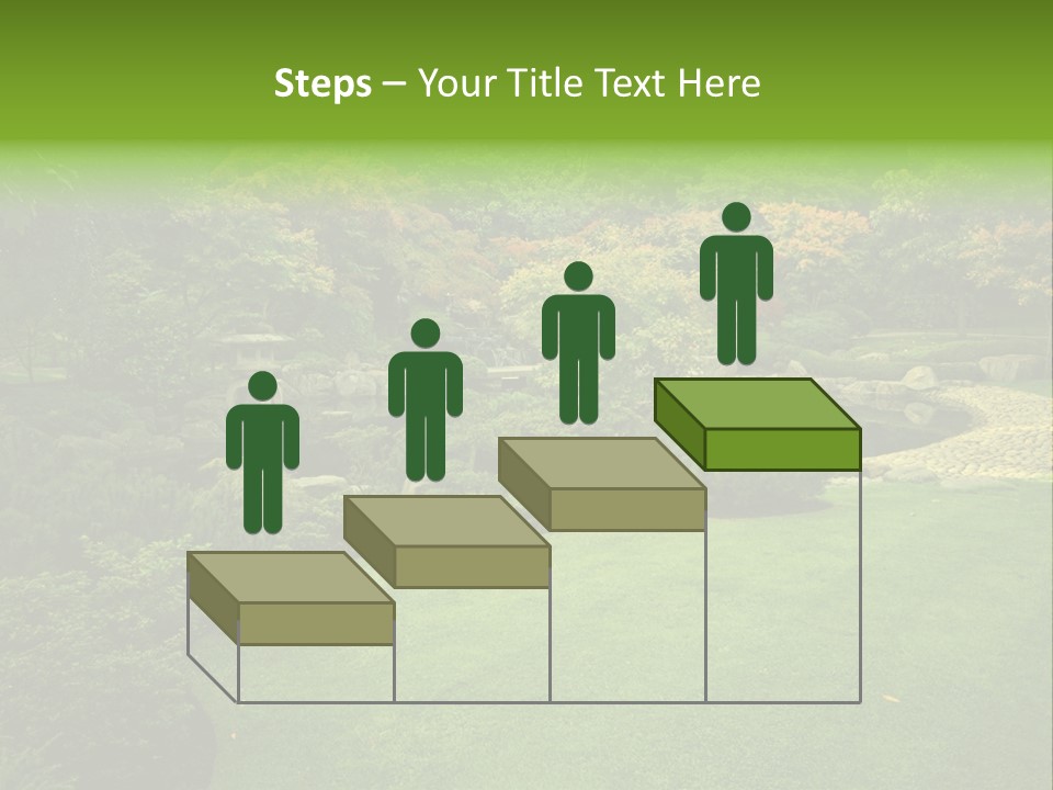 Park Bridge Bush PowerPoint Template