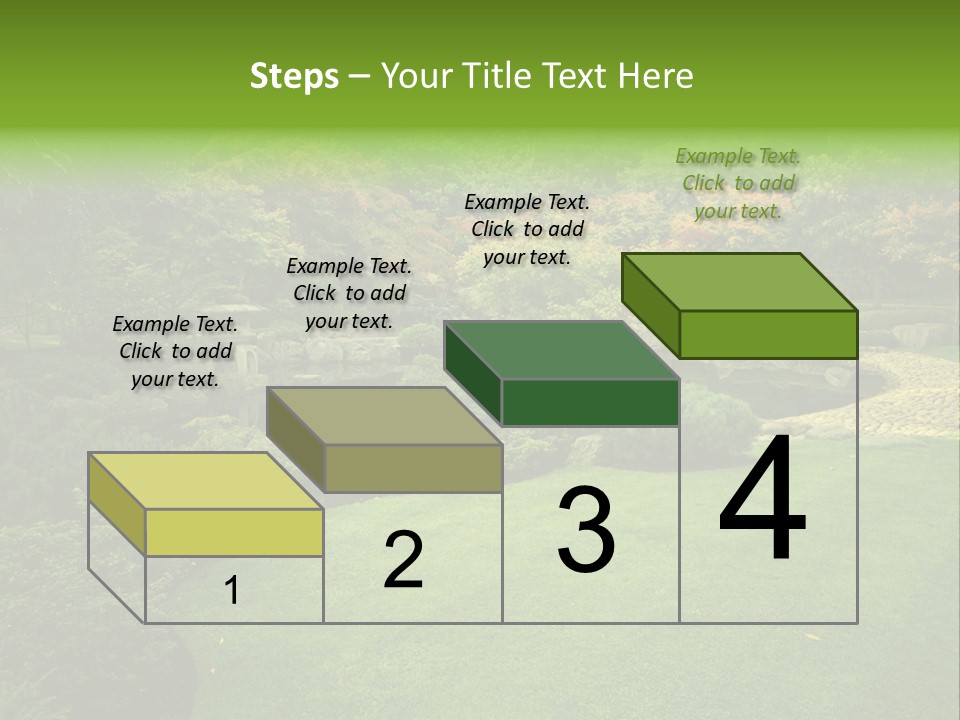Park Bridge Bush PowerPoint Template