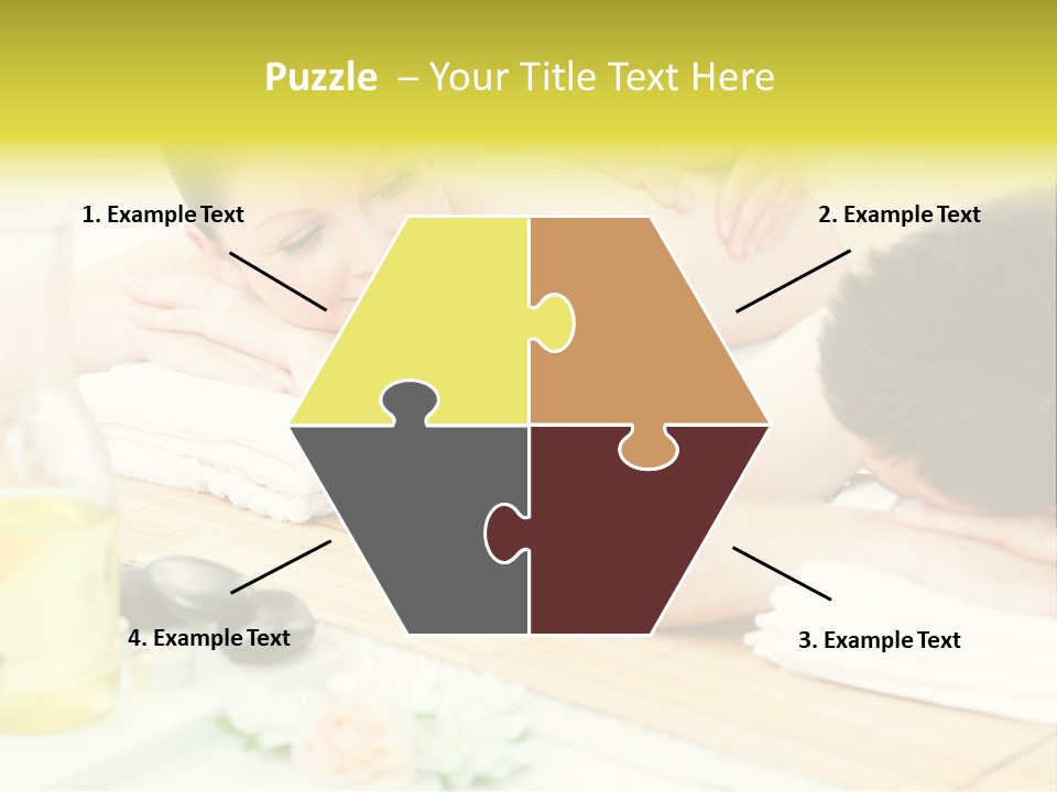 Lifestyle Girlfriend Calm PowerPoint Template