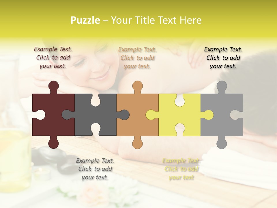 Lifestyle Girlfriend Calm PowerPoint Template