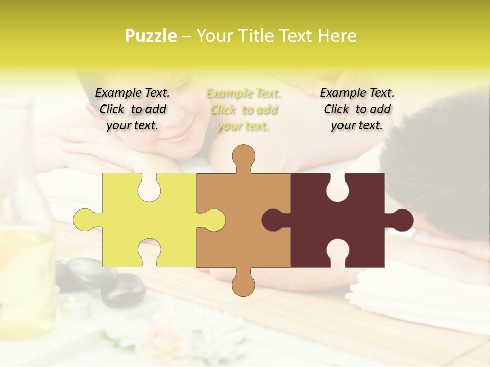 Lifestyle Girlfriend Calm PowerPoint Template