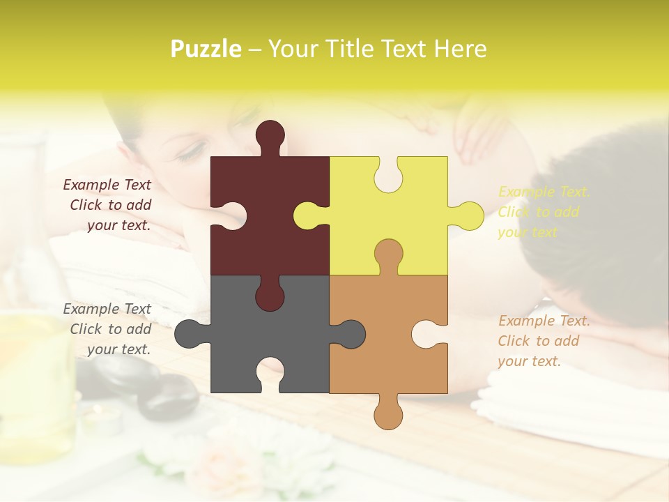 Lifestyle Girlfriend Calm PowerPoint Template