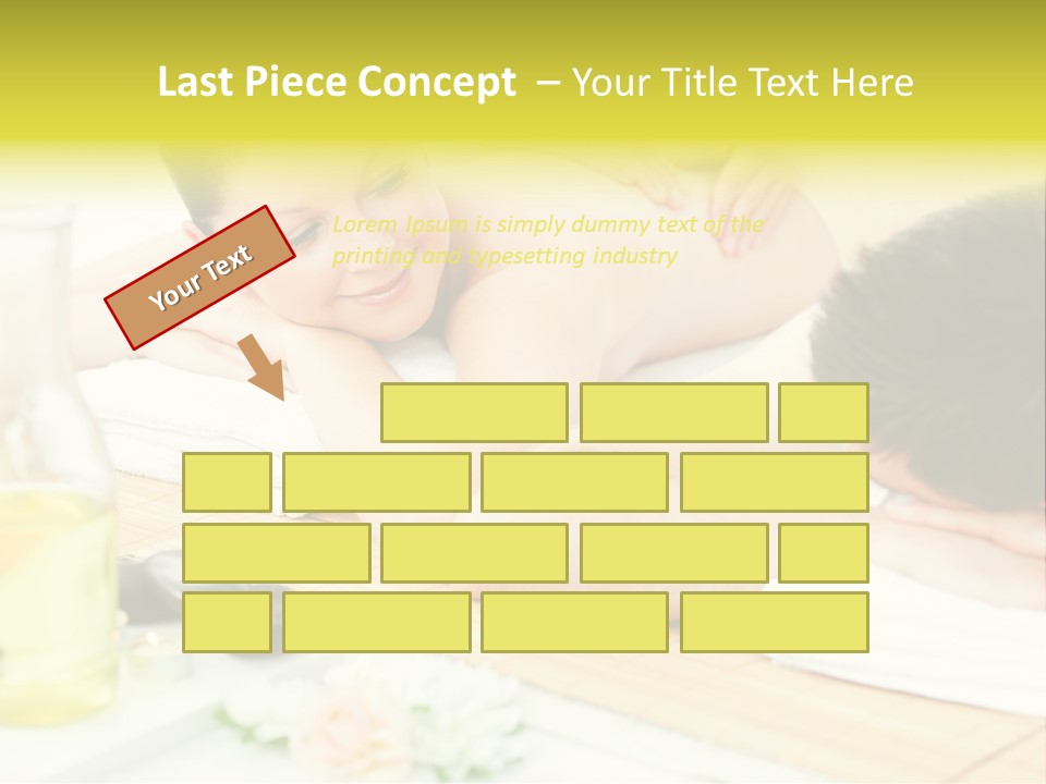 Lifestyle Girlfriend Calm PowerPoint Template