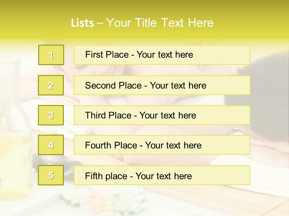 Lifestyle Girlfriend Calm PowerPoint Template