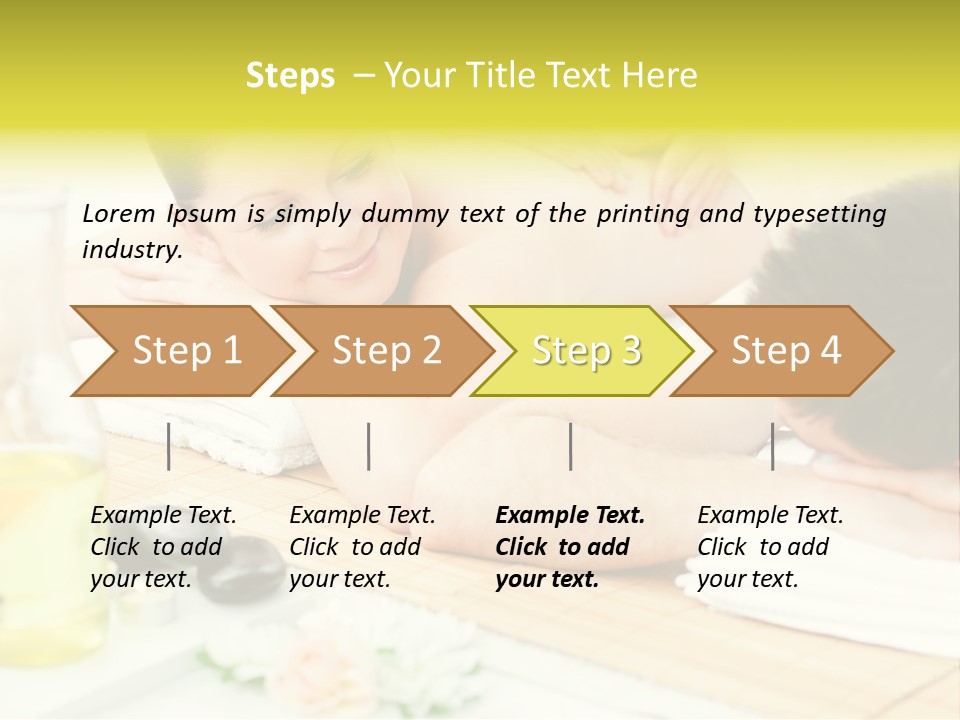 Lifestyle Girlfriend Calm PowerPoint Template