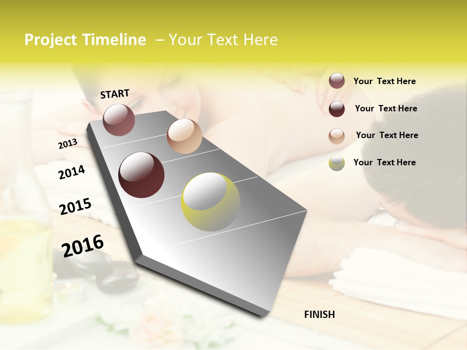 Lifestyle Girlfriend Calm PowerPoint Template