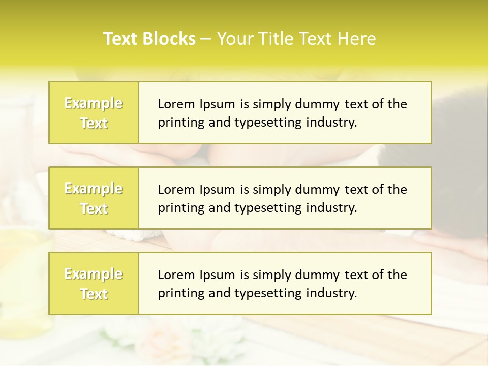 Lifestyle Girlfriend Calm PowerPoint Template