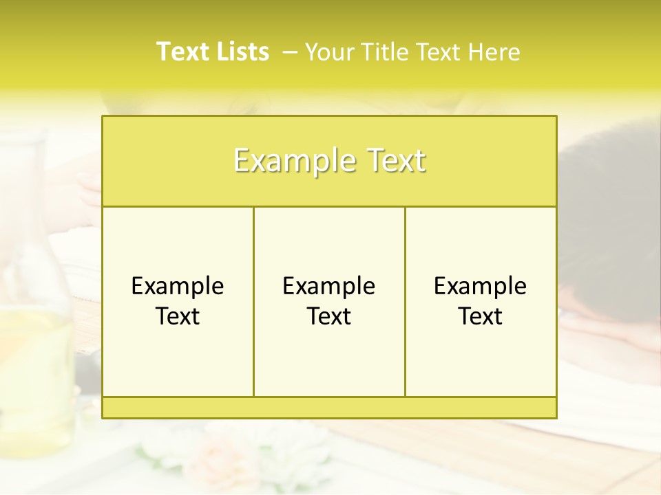 Lifestyle Girlfriend Calm PowerPoint Template