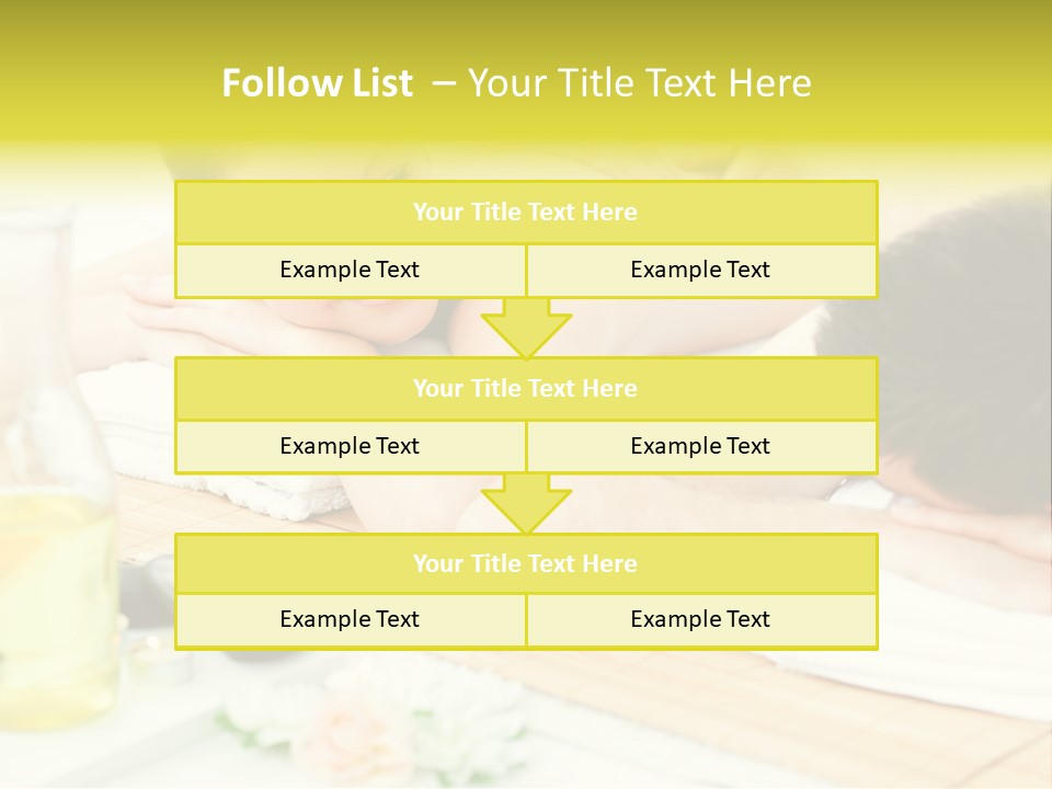 Lifestyle Girlfriend Calm PowerPoint Template